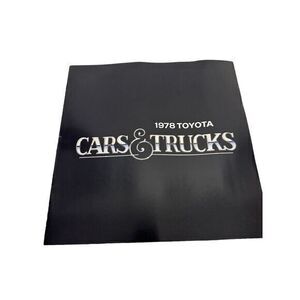 1978 TOYOTA Cars And Trucks Dealer Sales Brochure Advertising Booklet Promo‎